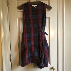 Morgane Le Fay Plaid Buckled Dress